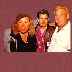 Charlie Sheen Rodney Dangerfield Sam Kinison Actors Comedians T Shirt 39300612