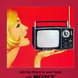 Sony Portable Tv Retro Ad T Shirt 39301295
