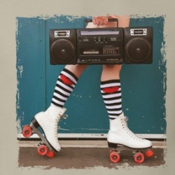 Boombox And Rollerskates 80s Retro T Shirt 39301300