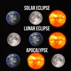 Solar Eclipse Lunar Eclipse Apocalypse T Shirt 39312619