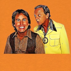 Three's Company John Ritter Don Knotts T Shirt 39320916