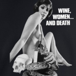 Wine Women And Death Walter Deptula Novel Crewneck Sweatshirt 39323069