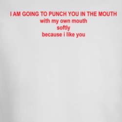 I Am Going To Punch You In The Mouth With My Own Mouth Softly Long Sleeve T Shirt 39323644