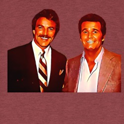 Tom Selleck James Garner Rockford Files T Shirt 39325080