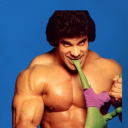 Lou Ferrigno Biting Rubber Hulk T Shirt 39329656