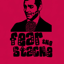 Rhett Butler Gone With The Wind Fear The Stache T Shirt 39355-NPT