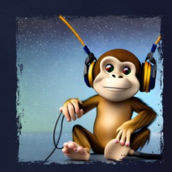 Monkey Wearing Headphones T Shirt 39480238