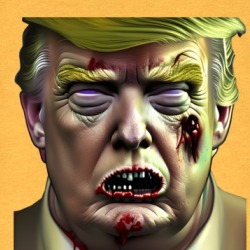 Donald Trump Monster Face T Shirt 39480244