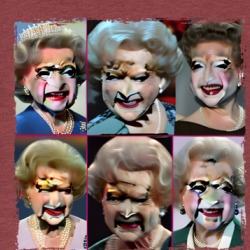 Betty White Monster Faces Fan T Shirt 39480246