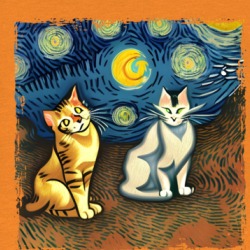 Cat Looking At The Moon T Shirt 39480249