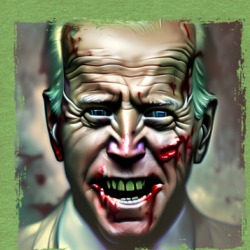 Joe Biden Zombie Monster Face T Shirt 39480505