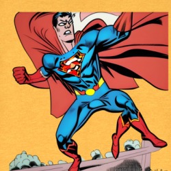 Superman With 3 Legs Comic T Shirt 39480819
