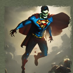 Zombie Superman Superhero T Shirt 39480824