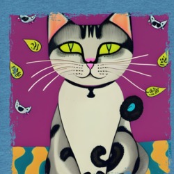 Cat Sitting Pretty T Shirt 39480826
