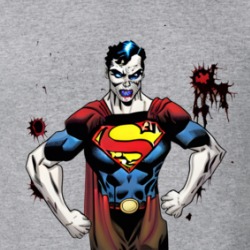 Zombie Superman Blood Splatters T Shirt 39480827