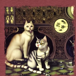 Cat With Long Tail T Shirt 39480832