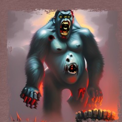 King Kong Zombie T Shirt 39483548