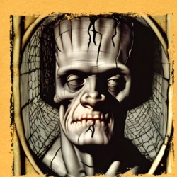 Frankenstein's Monster Art Fan T Shirt 39483562