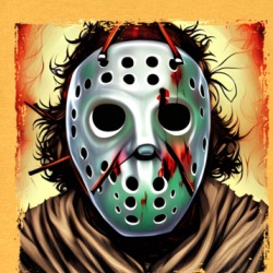 Jason Voorhees Friday The 13th Parody Fantasy Fan T Shirt 39485425