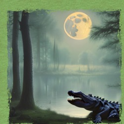 Alligator Moon Swamp Dream T Shirt 39495372
