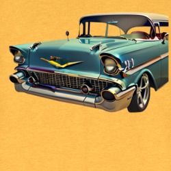 1957 Bel Air Classic Retro Beauty Car T Shirt 39501931