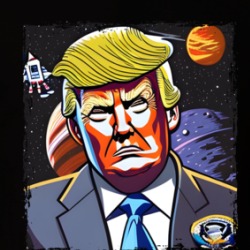 Donald Trump Astronaut Space Travel T Shirt 39504246