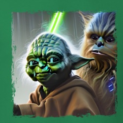 Yoda Wookie Friends T Shirt 39504247