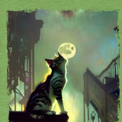 Cat Gazing At The Moon T Shirt 39504595