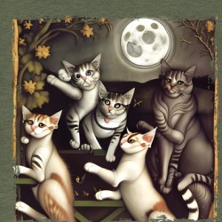 Cats Being Playful T Shirt 39504601