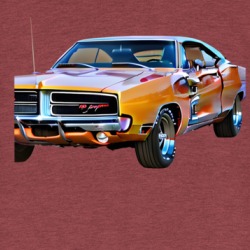1970 Charger Fantasy Art T Shirt 39505050