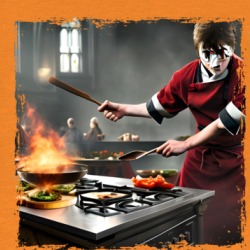 Chef Harry Potter In Kitchen T Shirt 39513326