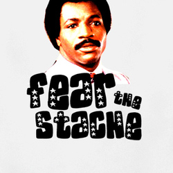 Carl Weathers Rocky Apollo Fear The Stache T Shirt 39519