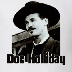 Val Kilmer Doc Holiday Tombstone Western Cowboy T Shirt 39529