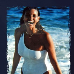 Raquel Welch White Swimsuit T Shirt 39551608