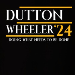 Dutton Wheeler 2024 President Vp Usa Parody T Shirt 39565996