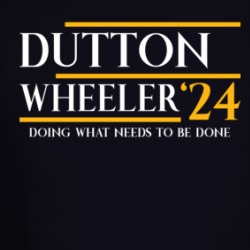 Dutton Wheeler 2024 President Vp Usa Parody Long Sleeve T Shirt 39565998