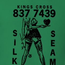 Tart Card Kings Cross Silk Seam Stockings T Shirt 39567725