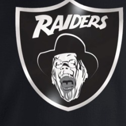 Raiders Zombie Face Shield Crewneck Sweatshirt 39567731