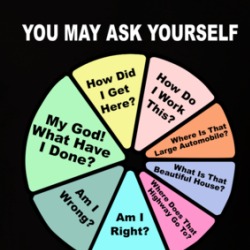 You May Ask Yourself Song Lyrics Pie Chart T Shirt 39575359