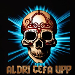 Aldri Gefa Upp Old Norse Never Give Up Skull Viking T Shirt 39600967