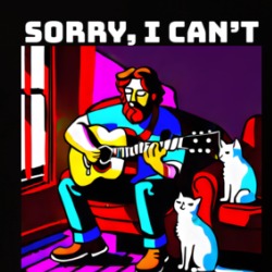 Sorry I Can't I Have A Concert Tonight Cat Lover Crewneck Sweatshirt T Shirt 39600982