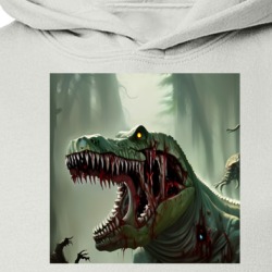 Zombie T-rex Dinosaur Cool Youth Hoodie 39600989