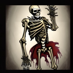 Jacked Skeleton Warrior Gym T Shirt 39618101
