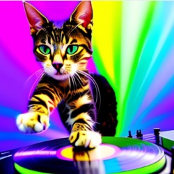 Cat Deejay Dj Cute Funny T Shirt 39618104