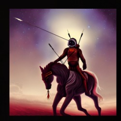 Astronaut On Horseback Arrows T Shirt 39641416