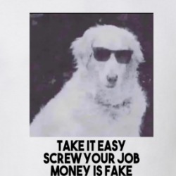 Take It Easy Dog Advice Funny T Shirt 39642570