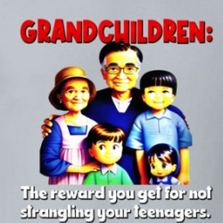 Grandchildren Reward Quote Funny Family T Shirt 39657654