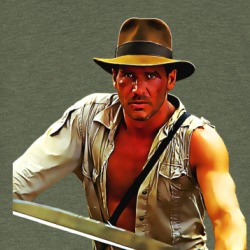 Indiana Jones Harrison Ford Movie Fan T Shirt 39667491
