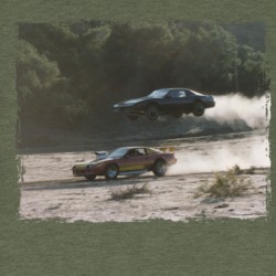 Knight Rider Jumping Over Camaro Tv Show T Shirt 39669033