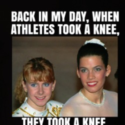 Back In My Day When Athletes Took A Knee They Took A Knee Tonya Harding T Shirt 39670806